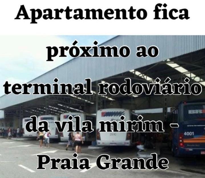 Apto A 50M Da Praia, Com Ar Condicionado, Wifi , Portaria 24H Praia Grande  Exterior photo